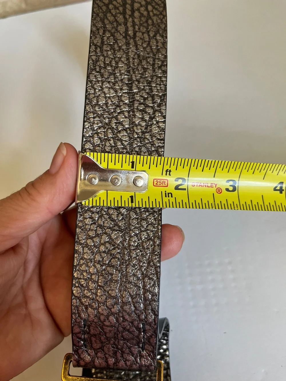 RARE Burberry Prorsum Leather and Brass Logo Toggle Buckle Belt